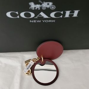 Coach Signature Bag Key Ring / Bag Charm
